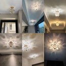GobekUsa Crystal Pendant Chandelier for Bedroom Bathroom Modern Decor