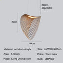 GobekUsa Bamboo Pendant Light Chandelier for Living Room Dining Kitchen Décor