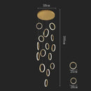 GobekUsa LED Pendant Lights: Modern Minimalist Hanging Chandelier for Living & Dining Room