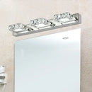 GobekUsa Crystal LED Mirror Light: Modern Bathroom Wall Sconce Stainless Steel Lighting Fixtures
