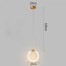 GobekUsa Gold Pendant Lights Energy Saving for Living Room Hanglamp