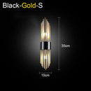 GobekUsa Crystal Wall Lamp: Elegant LED Indoor Lighting for Living Room, Bedroom, Hotel, and TV Background