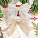 GobekUsa Diamond Bow Pendant x2 Holiday Tree Decoration Shimmering Sparkling Ornament