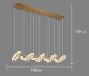 GobekUsa Crystal Chandelier Stair Pendant Lamp Living Room Interior Lighting