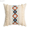 GobekUsa Geometric Embroidered Cushion Cover - 45x45cm/30x50cm - Ethnical Pattern
