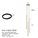 GobekUsa Black LED Chandelier Pendant Lights for Dining Room and Bedroom