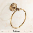 GobekUsa Antique Brass Towel Ring Wall Mounted Rack Shelf Bathroom Towel Holder