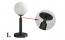 GobekUsa LED Glass Ball Brass Table Lamp for Luxury Home Decor Bedrooms & Offices