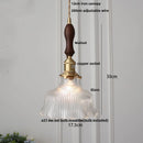 GobekUsa Clear Glass Wire Pendant Light Fixture Nordic Modern Hanging Lamp