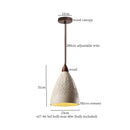 GobekUsa Cement LED Pendant Lights for Bedroom Living Room Kitchen House Decor