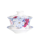 GobekUsa 350ml Ceramic Gaiwan Porcelain Tea Cup Set
