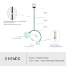 GobekUsa Glass Ball Pendant Lights For Dining Room Bedroom Study Restaurant Bar Coffee Decor