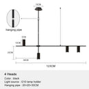GobekUsa Black Chandelier Pendant Lights for Dining Table, Kitchen, Living Room