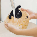 GobekUsa Cartoon Sloth Hand Towels: Soft, Absorbent, Quick Drying & Hanging Design for Kids