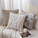 GobekUsa Bubble Plaid Cushion Cover - Elegant Three-Dimensional Pillowcase
