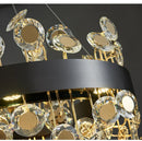 GobekUsa Crystal Pendant Chandelier for Kitchen Living Room Restaurant Island