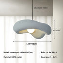 GobekUsa Creamy Style Pendant Light | Resin Dining Room LED Island Lamp