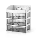 GobekUsa 4 Tier Makeup Drawer Organizer for Jewelry & Cosmetic Storage