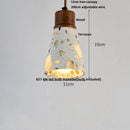 GobekUsa Terrazzo Stone LED Pendant Lamp for Industrial Loft, Bar, Coffee, Living Room.