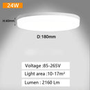 GobekUsa LED Panel Ceiling Light 48w 36w 24w 18w for Bedroom Living Room Home Lighting