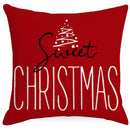 GobekUsa Christmas Pillowcase: Santa Claus Snowman Print for Living Room Sofa Decor