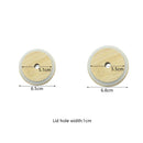 GobekUsa Bamboo Lid for Glass Cup with Straw Hole - Durable Drinkware Accessory