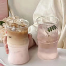GobekUsa Glass Bamboo Knot Mug - Cute Clear Glass Coffee Cup for Hot or Cold Drinks