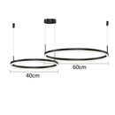 GobekUsa Gold Ring Pendant Lights Circle Acrylic LED Ceiling Lamp