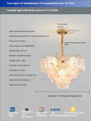 GobekUsa Glass Flower Princess Room LightLux Postmodern French Cream Wind Lamp