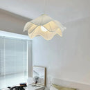 GobekUsa Cream Fabric LED Pendant Lights - Nordic Minimalist Style Chandelier for Home Decor