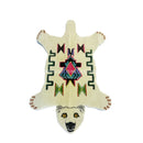 GobekUsa Boho Black Bear Rug 80x120cm: Hand Tufted Animal Shaped Area Carpet