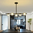 GobekUsa Glass Ball Chandelier - Modern LED Pendant Lamp for Home Decor