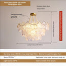 GobekUsa Leafless Crystal Chandelier: Modern French Living Room & Bedroom Lighting
