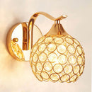 GobekUsa Crystal Wall Sconce: Elegant Bedroom Bedside Wall Light for Home Lighting