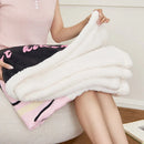 GobekUsa Lamb Fleece Cute Printed Blanket: Soft & Warm Double-Sided Throw Blanket