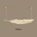 GobekUsa Leaf Shaped Golden Chandelier for Living Room, Dining Room, Kitchen, and Coffee Shop