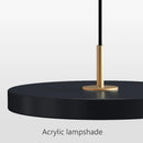 GobekUsa LED Pendant Light: Iron, Black, White, Blue, Dining, Bedroom, Living, Study, Indoor.