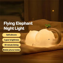GobekUsa Elephant Silicone Night Light: Cute Baby Dimmable Lamp for Bedside, Bedroom Decor & Gift