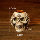GobekUsa Bone Skeleton Candlestick Holder Halloween Home Decoration