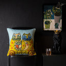 GobekUsa Christmas Picasso Style Abstract Cushion Cover for Living Room Sofa and Bed