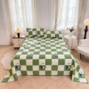 GobekUsa Cartoon Printed Cotton Bedspread | Queen King | Durable Coarse Cloth | All Seasons