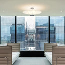 GobekUsa Acrylic Black Round Chandelier for Bedroom and Salon Lighting