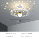 GobekUsa LED Star Chandelier: Kids Room Lighting Fixture for Bedroom & Study Room