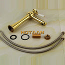 GobekUsa Gold Basin Faucet with Ceramic Mixer Tap - Bathroom Torneiras Para Banheiro