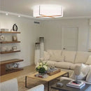 GobekUsa Chinese Style Fabric Ceiling Lamp for Home Decor