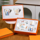 GobekUsa Kids Bone China Tableware Set, Dinner Plates and Bowl, Birthday Gift