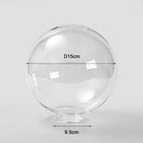 GobekUsa Acrylic Round Globe Lamp Shade for Outdoor Post Pillar Lawn Lighting
