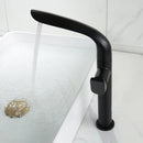 GobekUsa Brushed Gold Basin Faucet - Brass Single Handle Bathroom Mixer Tap