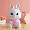 GobekUsa Bunny Piggy Bank Money Box Kids Saving Toy - Cute Easter Rabbit Figurine