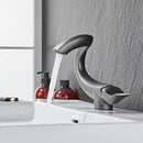 GobekUsa Black Gold Brass Bathroom Faucet Mixer Sink Tap Deck Mounted Chrome Gray